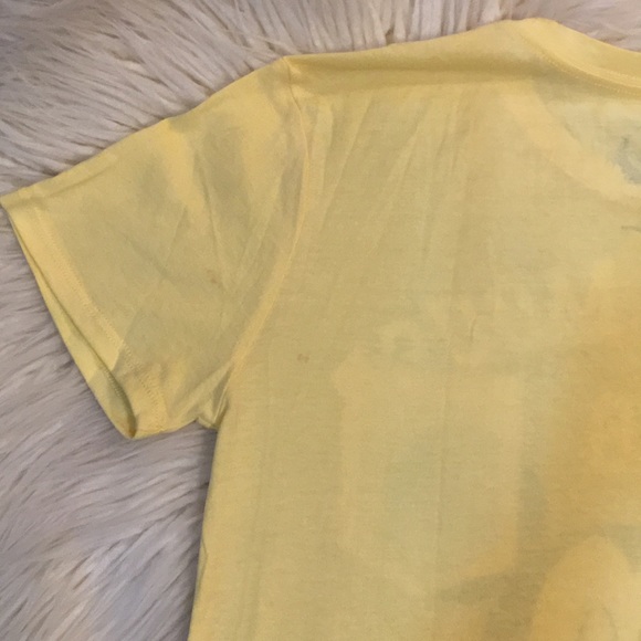 Disney Mickey Mouse Club Mellow Yellow Crewneck Short Sleeve Pocket Tee Small - Picture 7 of 8